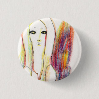 イラスト　缶バッチ。 3 CM ROUND BADGE