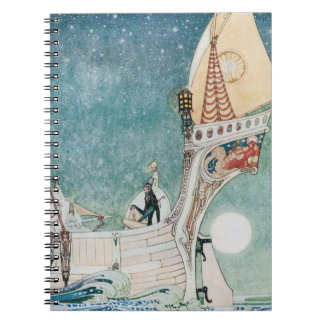 カイ・ニールセン（Kay Nielsen）幻想的な童話のノート　美女の島へ向かう男 Notebook