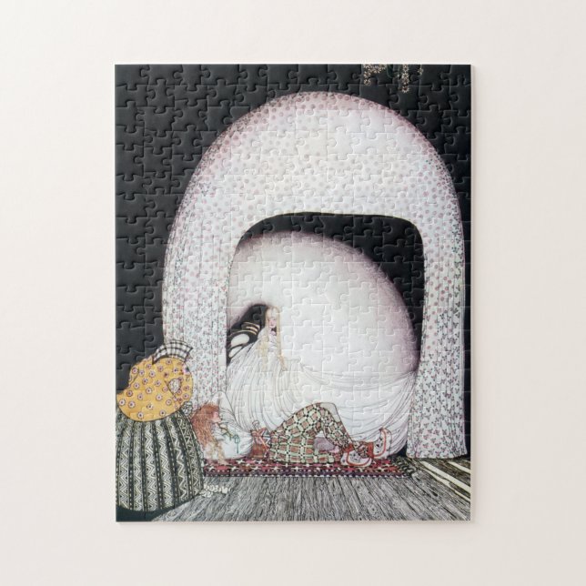 カイ・ニールセン（Kay Nielsen）幻想的な童話のパズル　寝室の姫 Jigsaw Puzzle (Vertical)