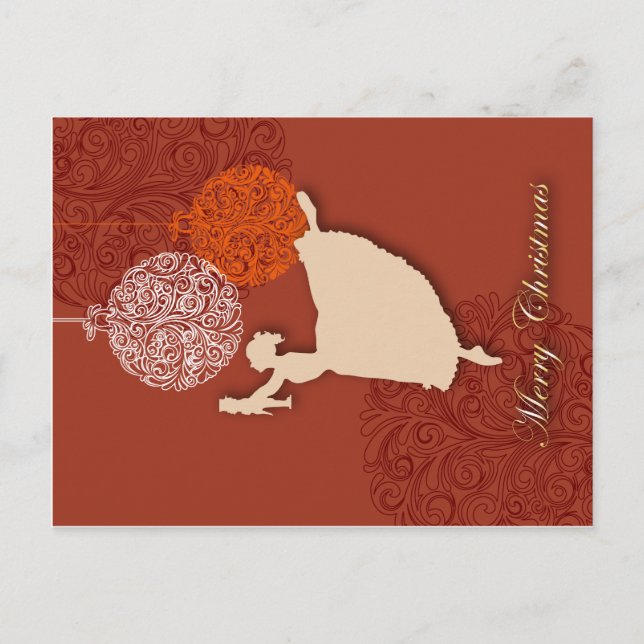 クリスマスカード　くるみ割り人形　クララ POSTCARD (Front)