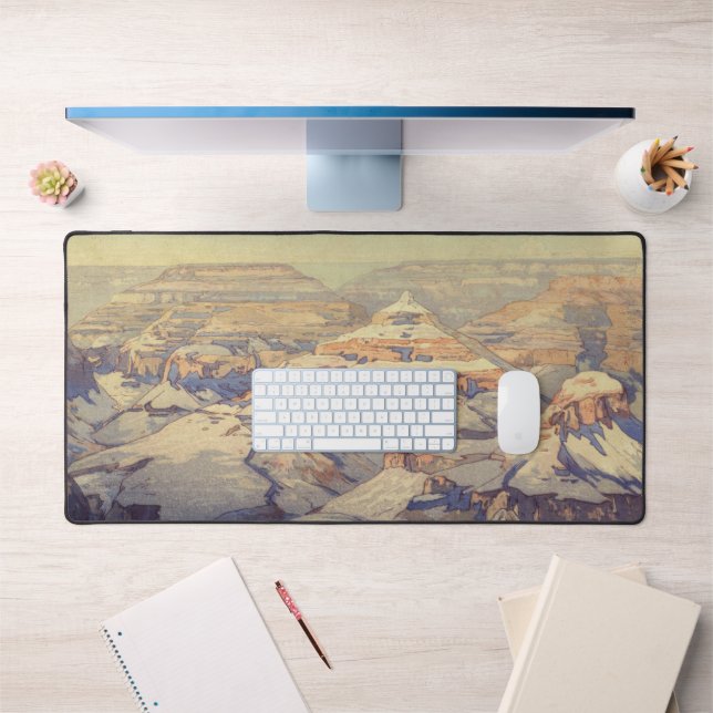 グランド・キャニオン, Grand Canyon, Yoshida, Woodcut Desk Mat (Office 1)
