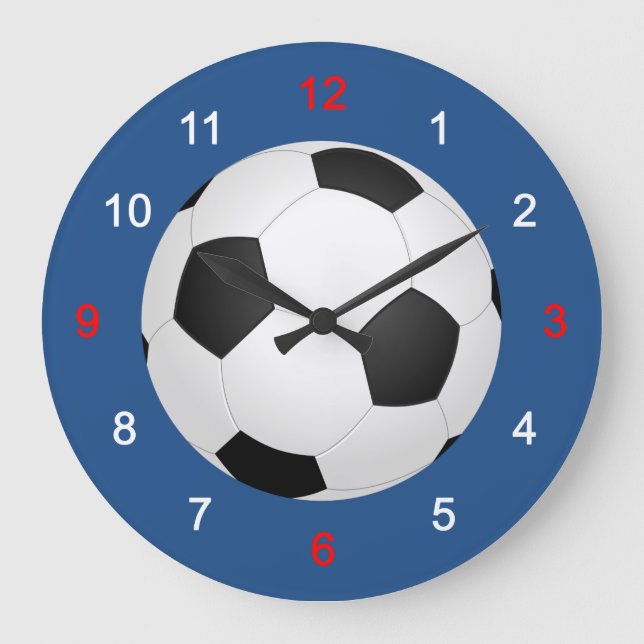 サッカー LARGE CLOCK (Front)