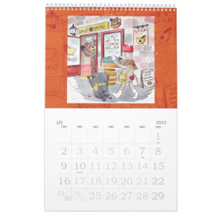 ソックモンキー カレンダー 2022 日本 CALENDAR
