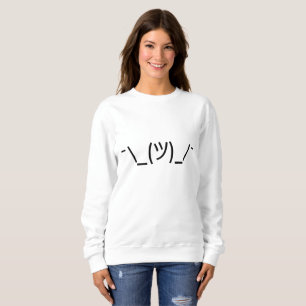¯\_(ツ)_/¯ shrugging emoji sweatshirt crewneck