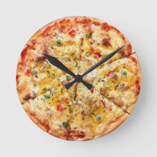 ピザ 壁掛け時計 pizza Wall clock