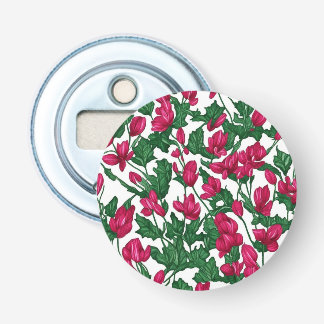 ピンクと白の花の調和 BOTTLE OPENER