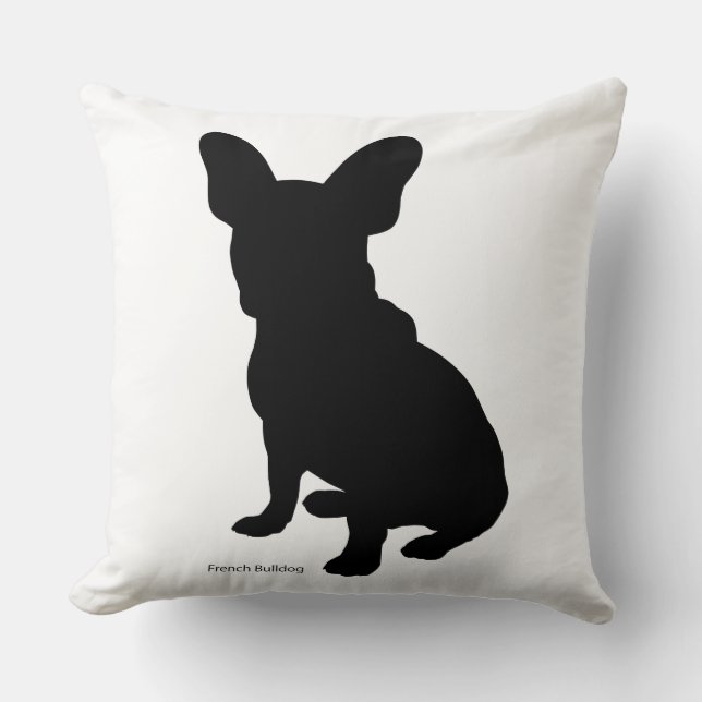 フレンチ・ブルドッグ　クッション　french bulldog Cushion (Front)