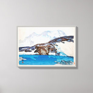 ブライトホルン, Breithorn, Hiroshi Yoshida, Woodcut Canvas Print