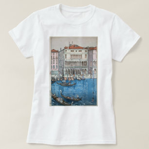 ベニス, Venice, Hiroshi Yoshida, Woodcut T-Shirt