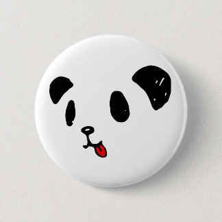 ペロリなパンダ 6 CM ROUND BADGE