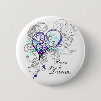 ボーン トウ ダンス 6 CM ROUND BADGE
