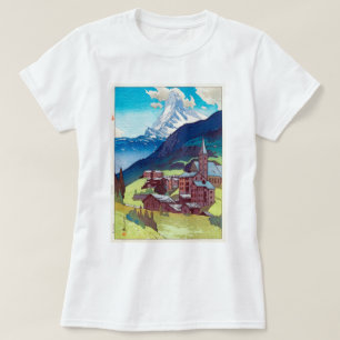 マッターホルン, Matterhorn, Hiroshi Yoshida, Woodcut T-Shirt