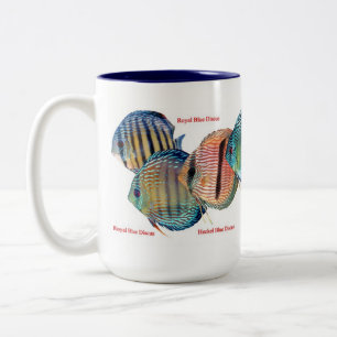 ワイルド・ディスカスのマグカップ Two-Tone COFFEE MUG