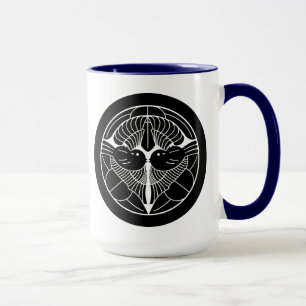 上杉謙信 家紋, Uesugi Kenshin KAMON, Japanese Family Cre Mug