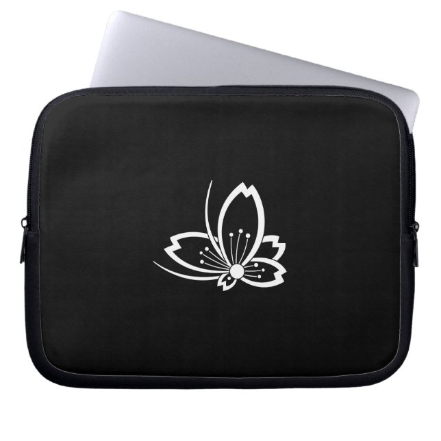 中陰桜飛び蝶 LAPTOP SLEEVE (Front)