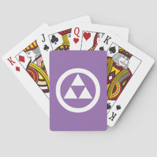丸に三つ鱗 バイスクルトランプ PLAYING CARDS