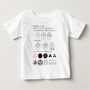 丸に三つ鱗 BABY T-Shirt
