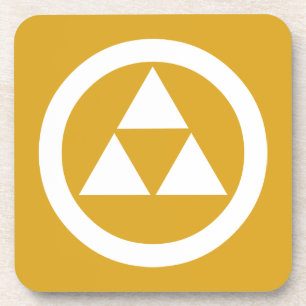 丸に三つ鱗 COASTER