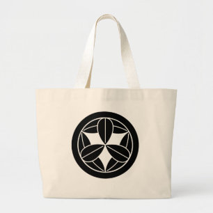 丸に九枚笹 LARGE TOTE BAG