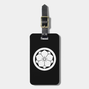 丸に八重桔梗 LUGGAGE TAG