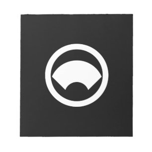 丸に地紙 NOTEPAD