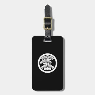 丸に左三階松 LUGGAGE TAG