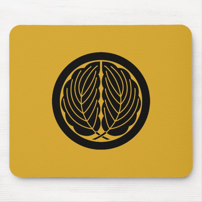 丸に抱き柏 MOUSE PAD (Front)
