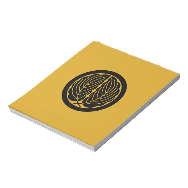 丸に抱き柏 NOTEPAD (Rotated)