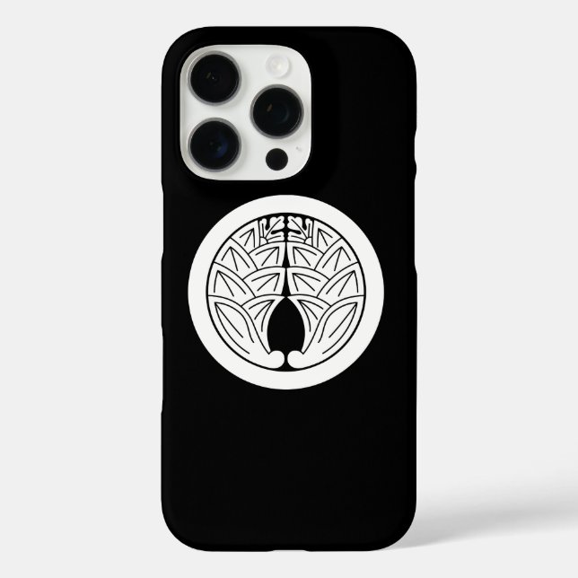 丸に抱き茗荷 Case-Mate iPhone CASE (Back)