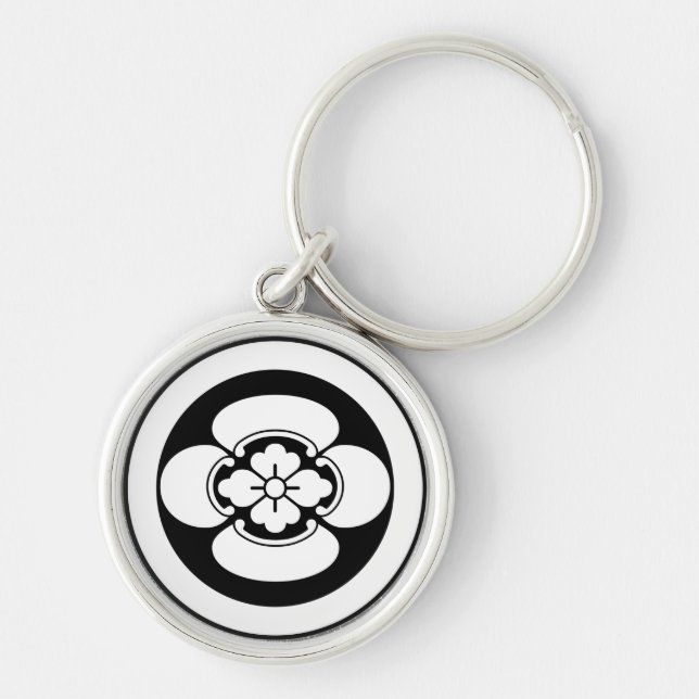 丸に木瓜 KEY RING (Front)