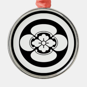 丸に木瓜 METAL TREE DECORATION