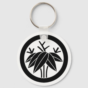 丸に根笹 KEY RING