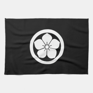 丸に桔梗 TEA TOWEL