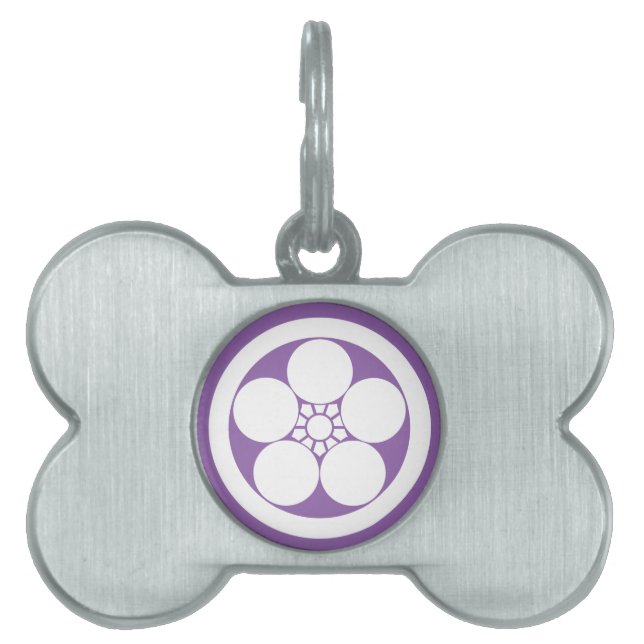 丸に梅鉢 PET NAME TAG (Front)