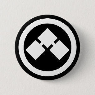 丸に榺 6 CM ROUND BADGE
