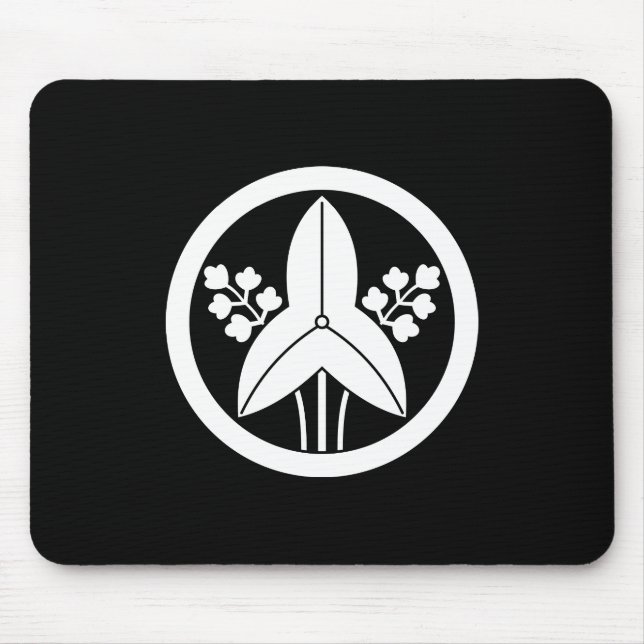 丸に立ち沢瀉 MOUSE PAD (Front)