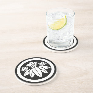 丸に笹龍胆 COASTER