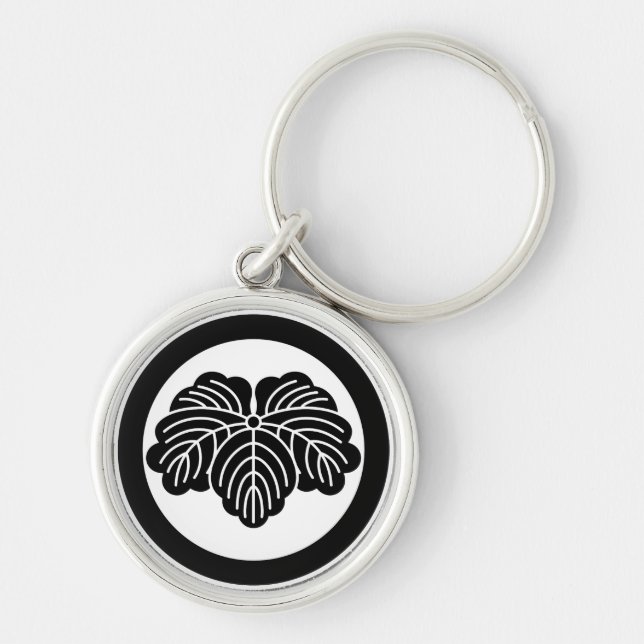 丸に蔦(見聞諸家紋風) KEY RING (Front)