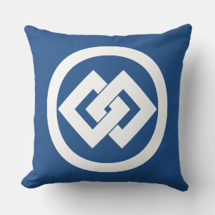 丸に違い釘抜き(違い釘〆割) CUSHION