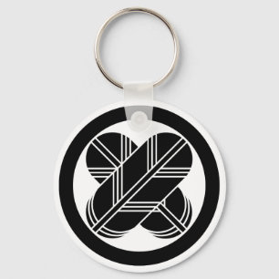 丸に違い鷹の羽 KEY RING