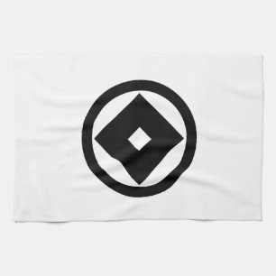 丸に釘抜き TEA TOWEL