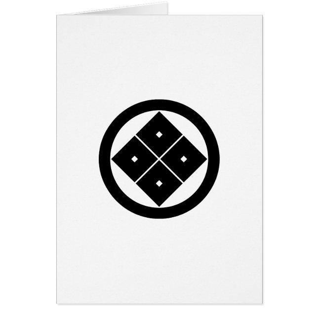 丸に隅立て四つ目 (Front)