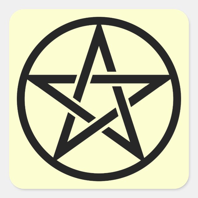 五芒星 SQUARE STICKER (Front)