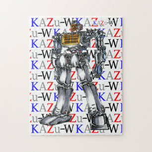 作品番号00001 「灼熱!!電気ストーブロボ」ジグソーパズル JIGSAW PUZZLE