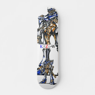 作品番号00009 「有機的細部のロボット」 SKATEBOARD