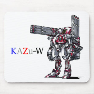 作品番号00010 「高出力荷粒子砲3連装2基装備の砲兵機」 MOUSE PAD