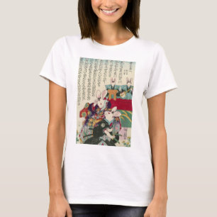 兎の歌舞伎役者, 芳藤 Actors of Rabbit, Yoshifuji, Ukiyo-e T-Shirt