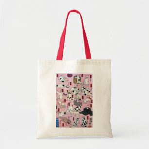 其のまま地口猫飼好五十三疋（下）,  TOTE BAG