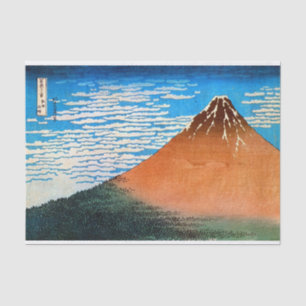 凱風快晴（赤富士）, 北斎 Red Mount Fuji, Hokusai, Ukiyo-e Tissue Paper