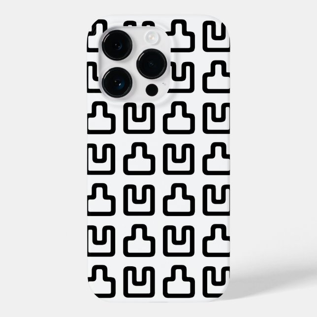 凸凹 Dekoboko でこぼこ Case-Mate iPhone Case (Back)